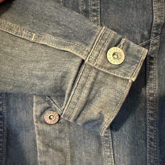 AG Adriano Goldschmied Denim Robyn Jacket Small Alliance Blue Stretch. New with - Picture 7 of 13